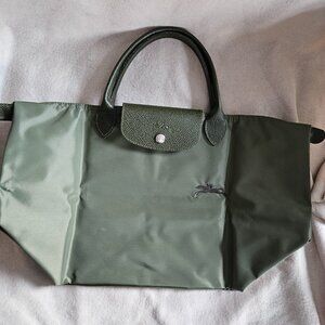 Longchamp Le Pliage Green Line Short Handle